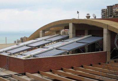 Solar (swimming pool + domestic hot water) system