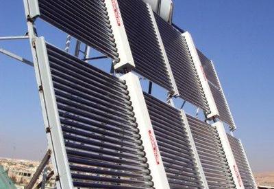 Solar domestic hot water system for a Building